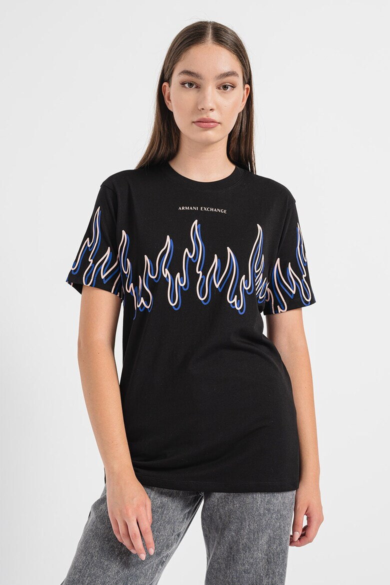 ARMANI EXCHANGE Тениска с фигурална шарка - Pepit.bg
