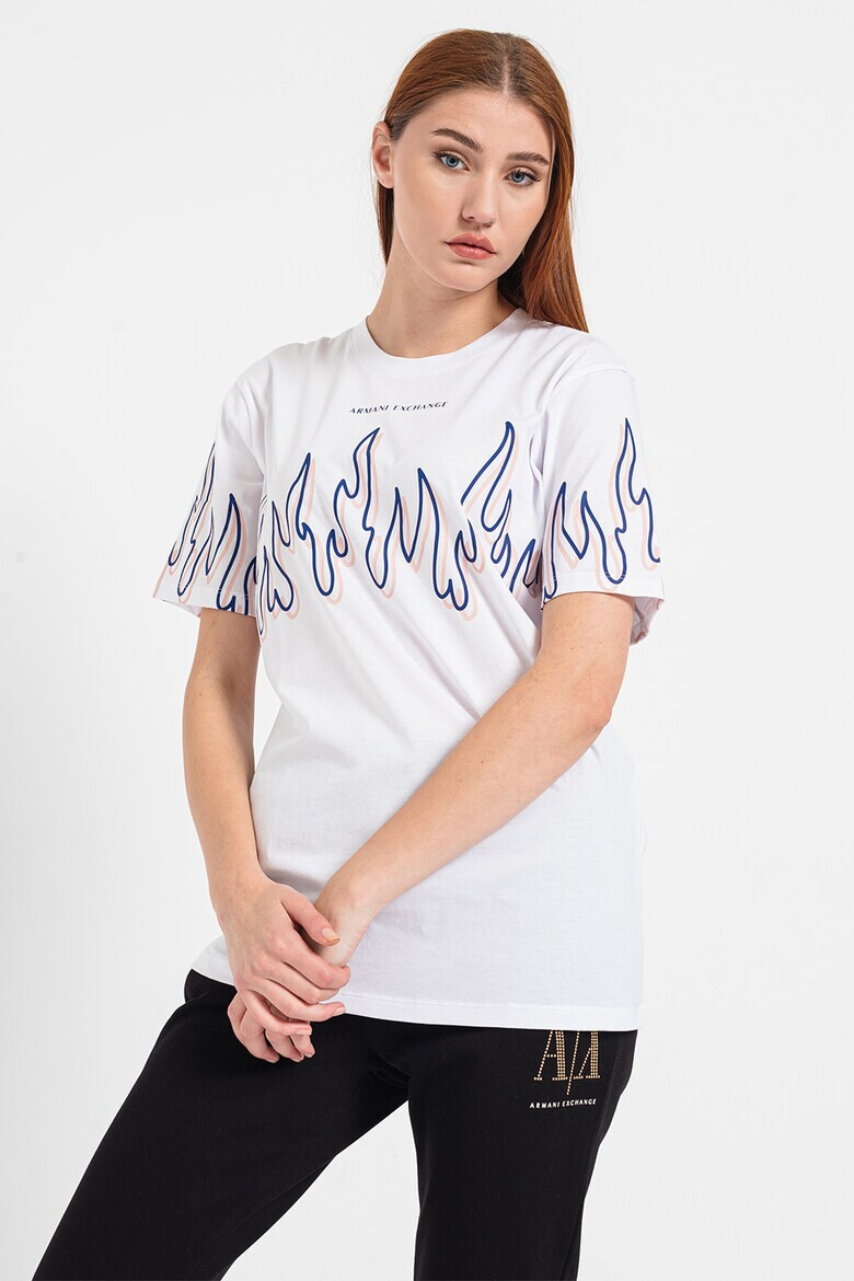ARMANI EXCHANGE Тениска с фигурална шарка - Pepit.bg