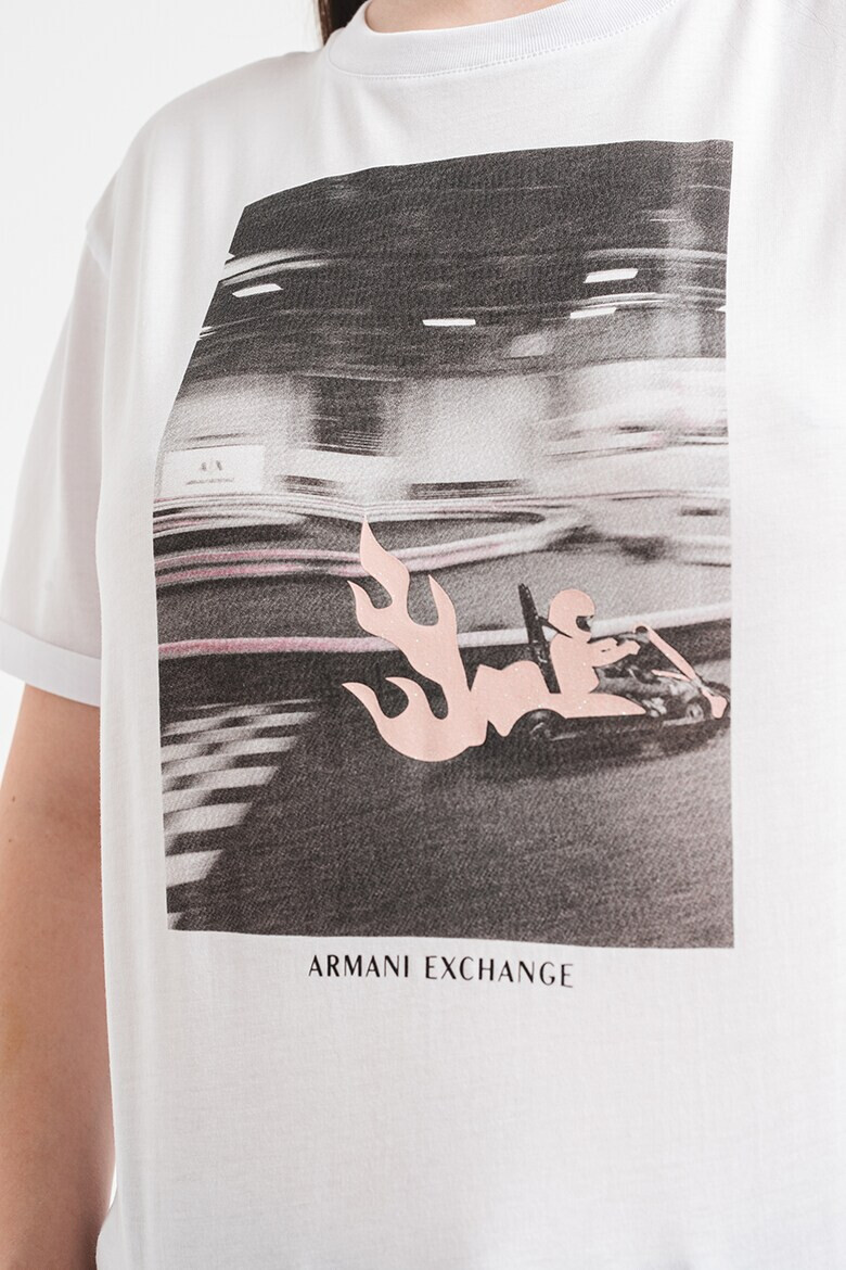 ARMANI EXCHANGE Тениска с фото щампа - Pepit.bg