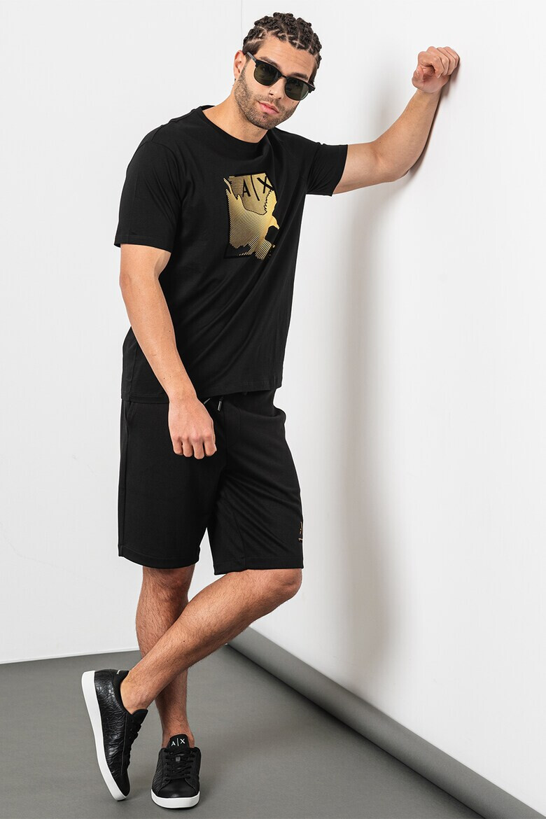 ARMANI EXCHANGE Тениска с контрастна шарка - Pepit.bg