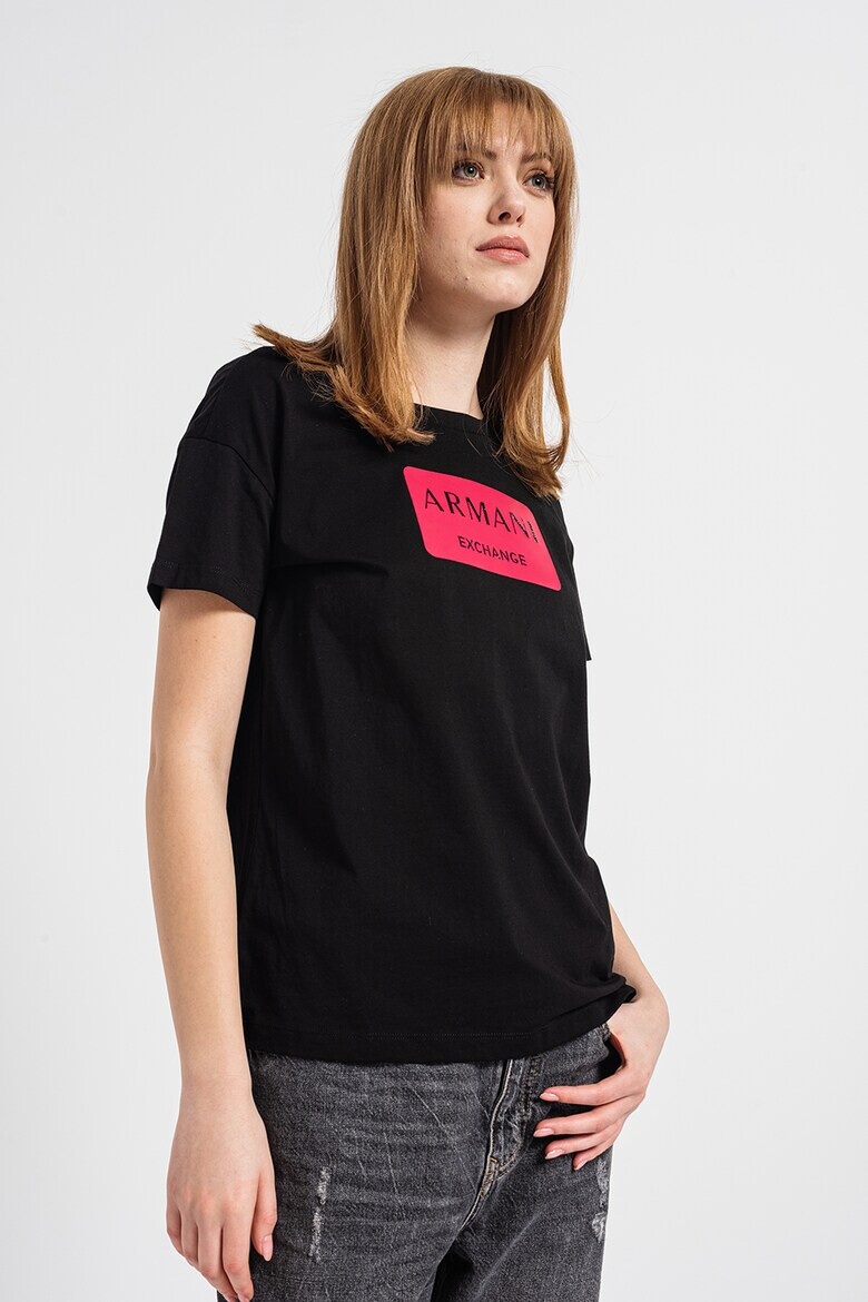 ARMANI EXCHANGE Тениска с контрастно лого - Pepit.bg