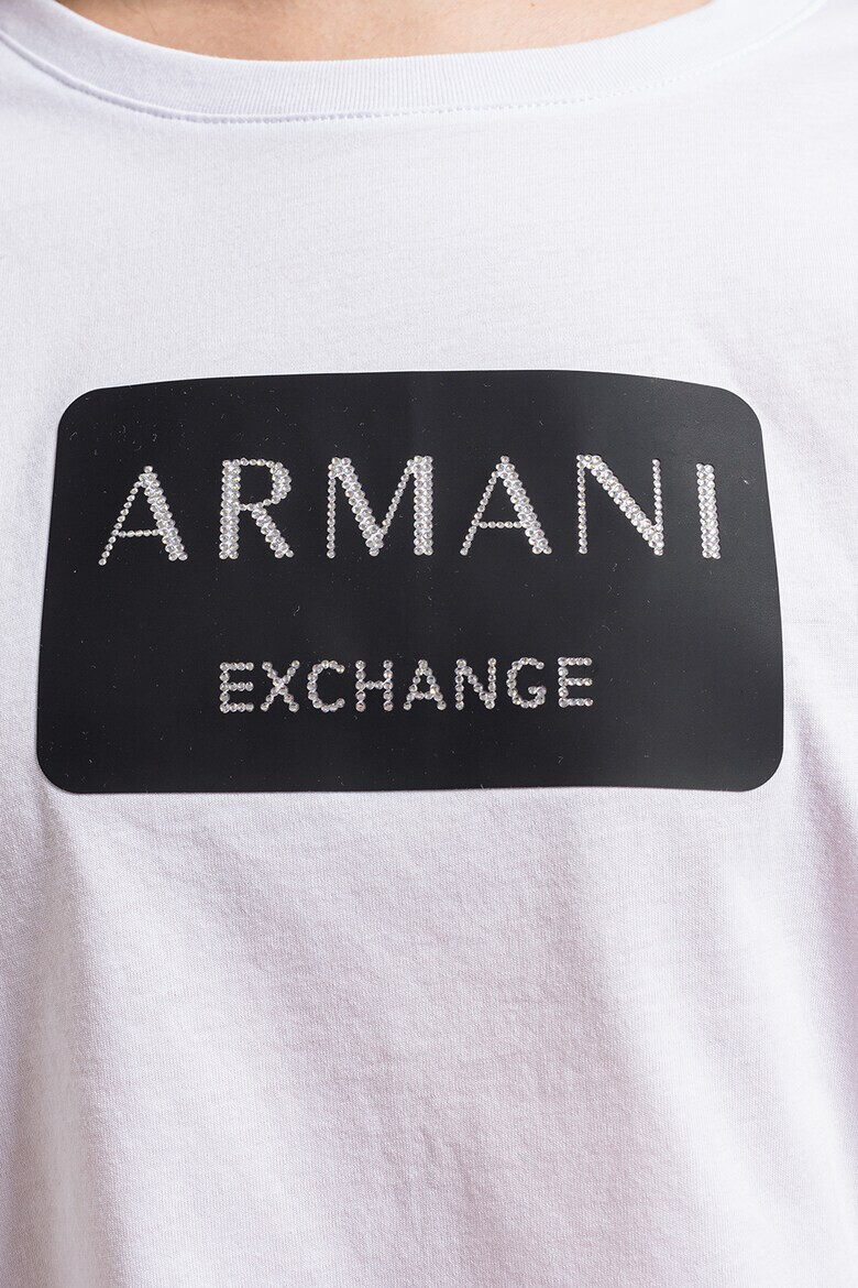 ARMANI EXCHANGE Тениска с контрастно лого - Pepit.bg