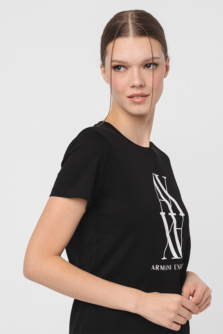 ARMANI EXCHANGE Тениска с контрастно лого - Pepit.bg