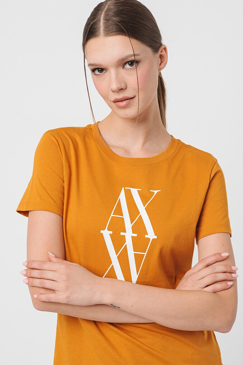 ARMANI EXCHANGE Тениска с контрастно лого - Pepit.bg