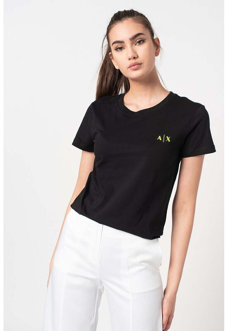 ARMANI EXCHANGE Тениска с контрастно лого - Pepit.bg
