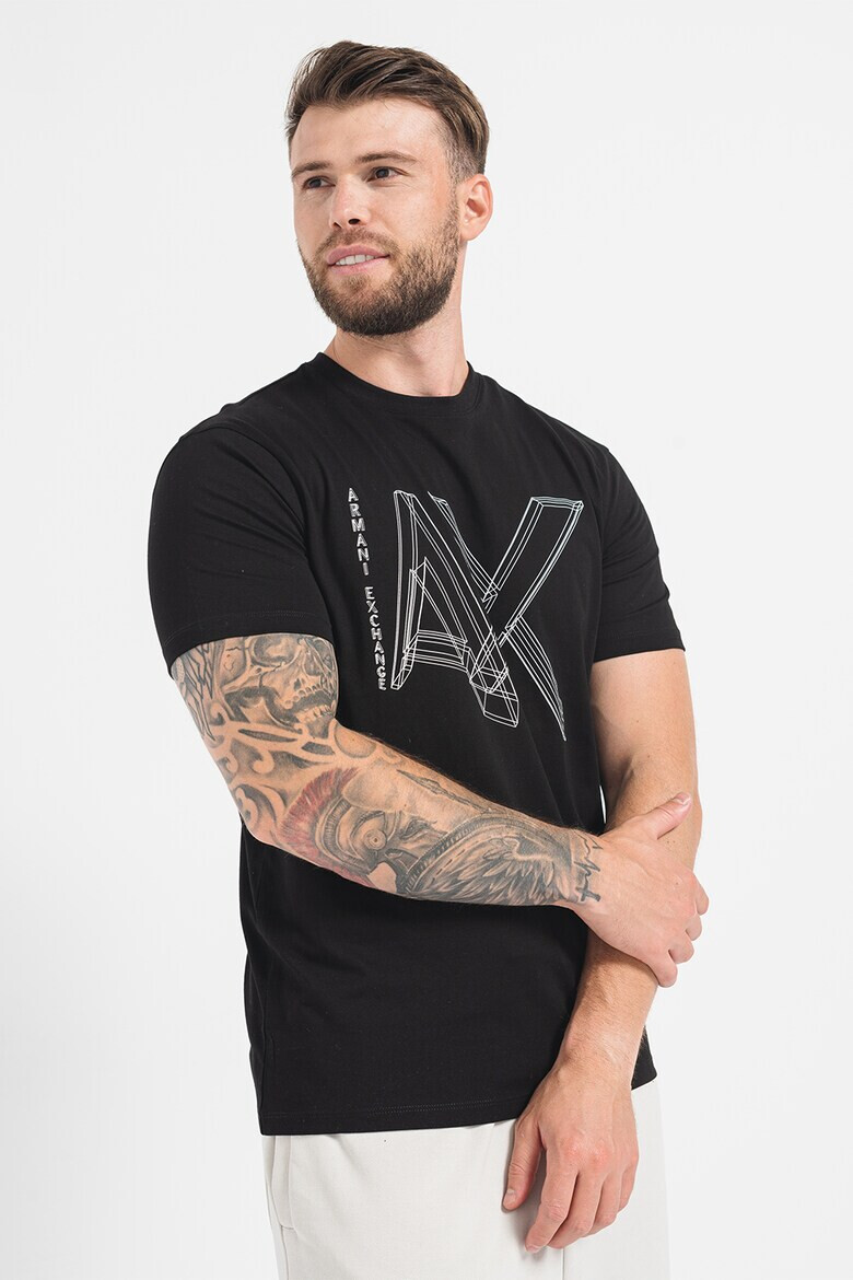 ARMANI EXCHANGE Тениска с лога - Pepit.bg