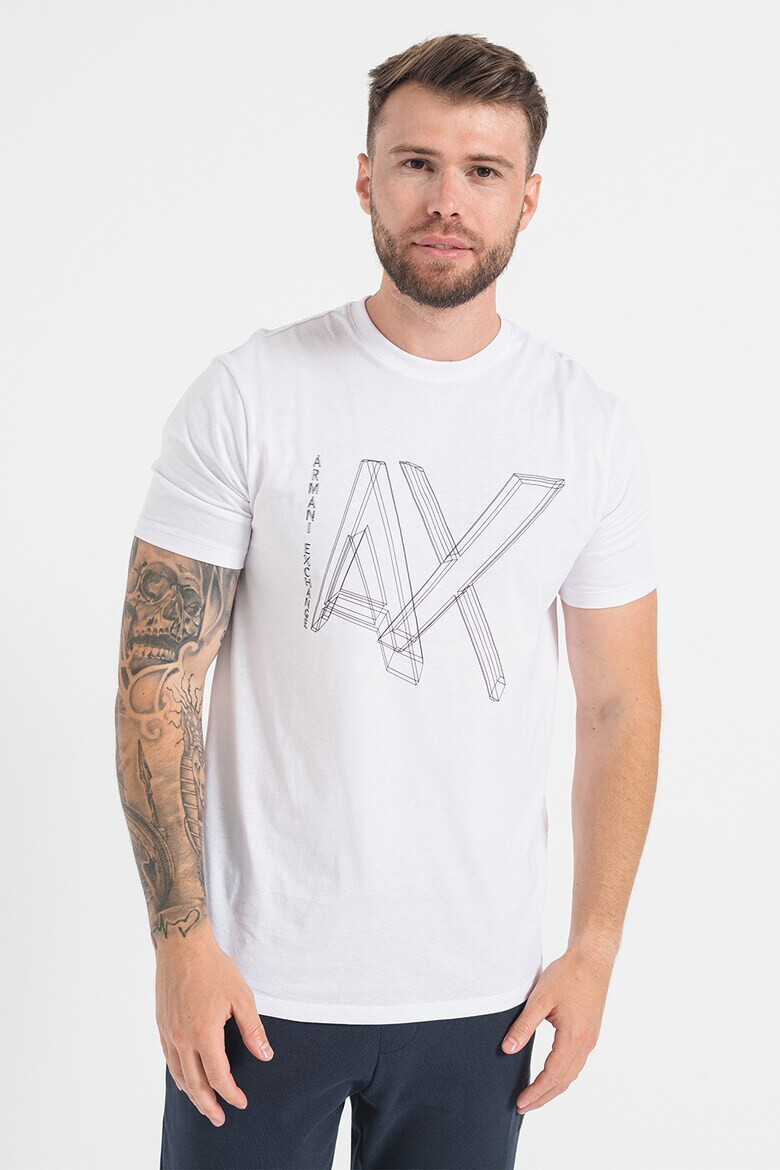 ARMANI EXCHANGE Тениска с лога - Pepit.bg