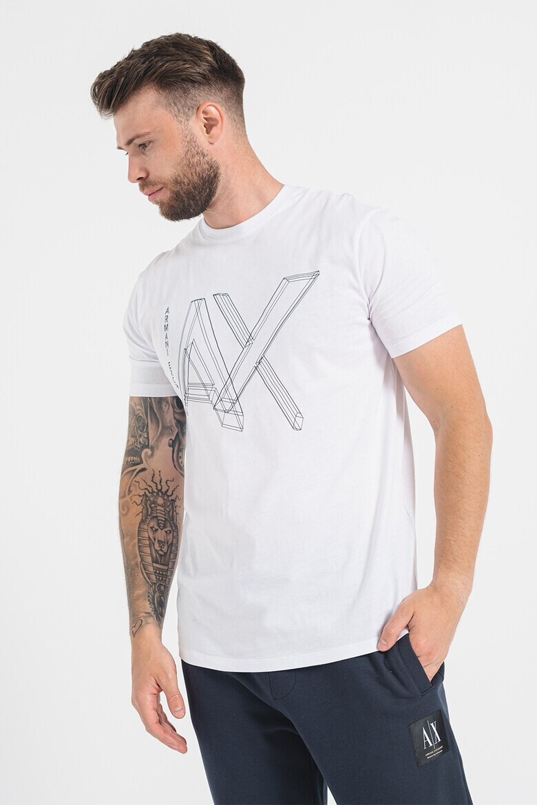 ARMANI EXCHANGE Тениска с лога - Pepit.bg