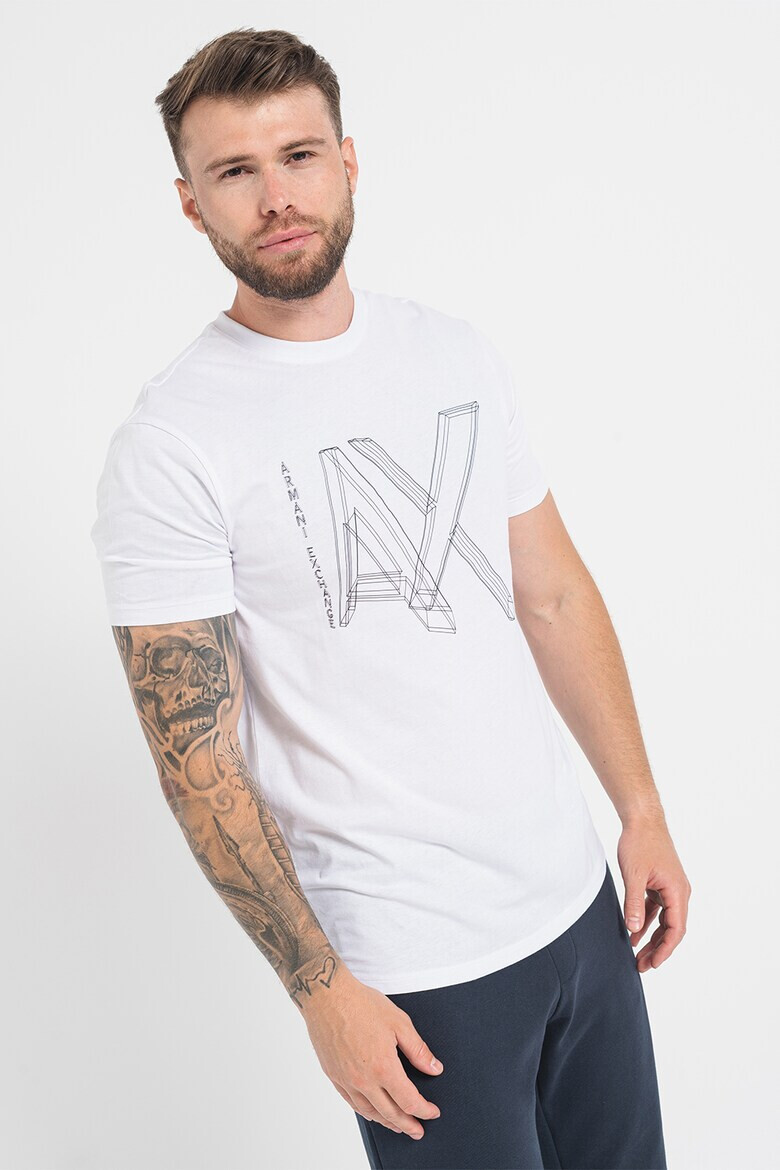ARMANI EXCHANGE Тениска с лога - Pepit.bg