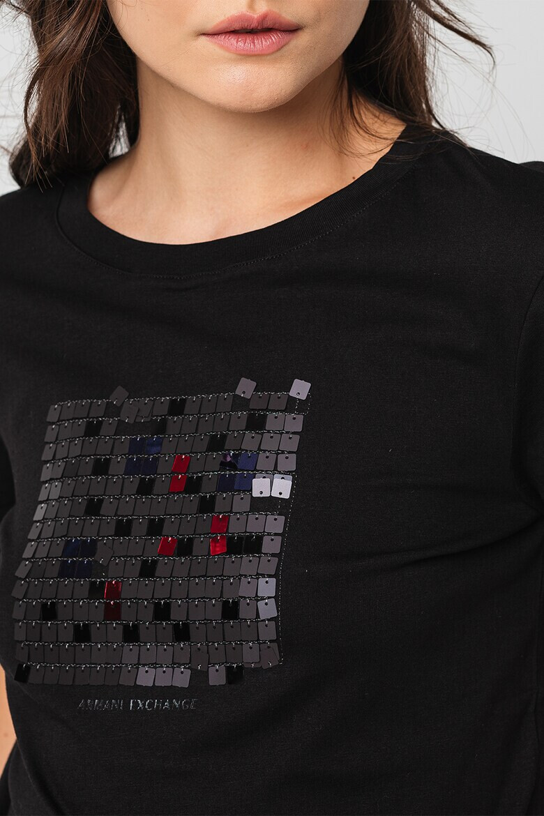 ARMANI EXCHANGE Тениска с лого - Pepit.bg