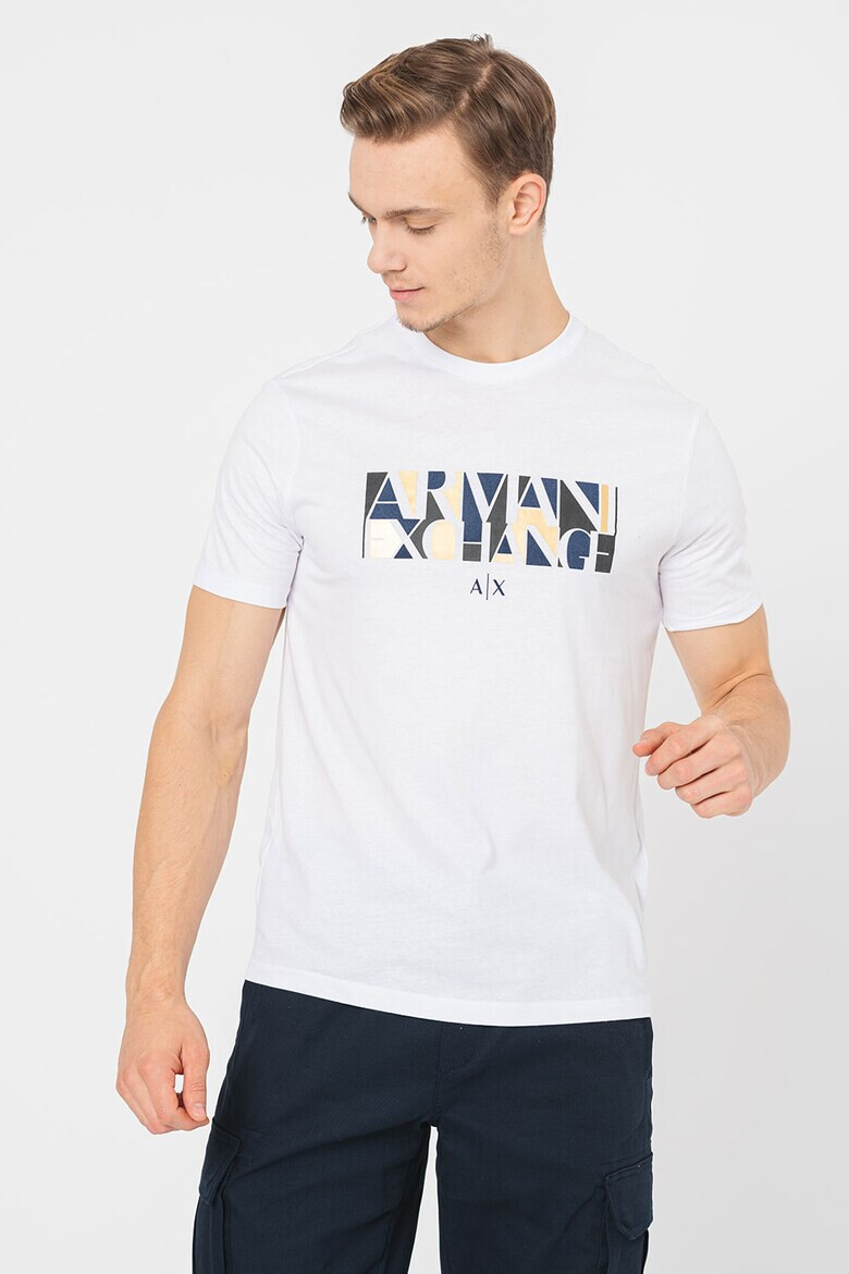 ARMANI EXCHANGE Тениска с лого - Pepit.bg