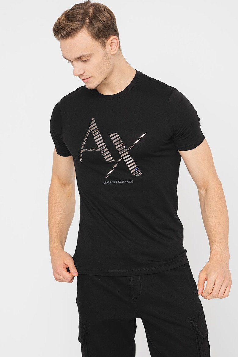 ARMANI EXCHANGE Тениска с лого - Pepit.bg