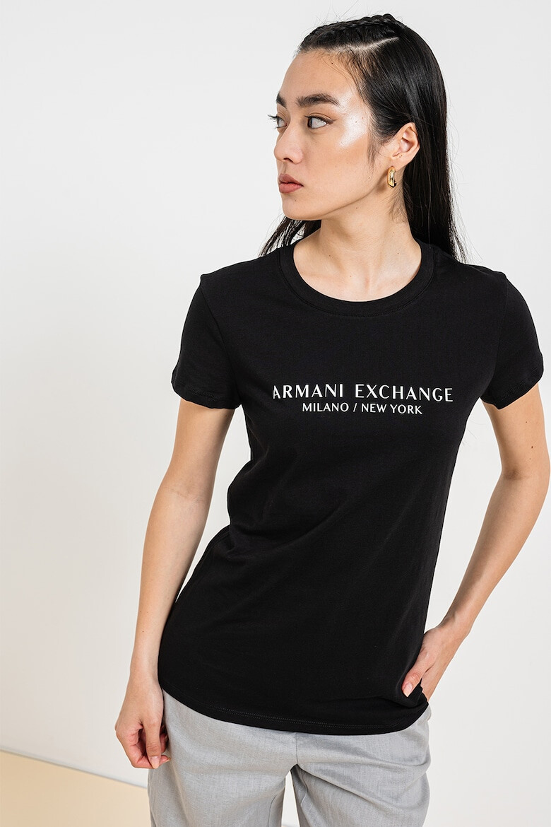 ARMANI EXCHANGE Тениска с лого - Pepit.bg