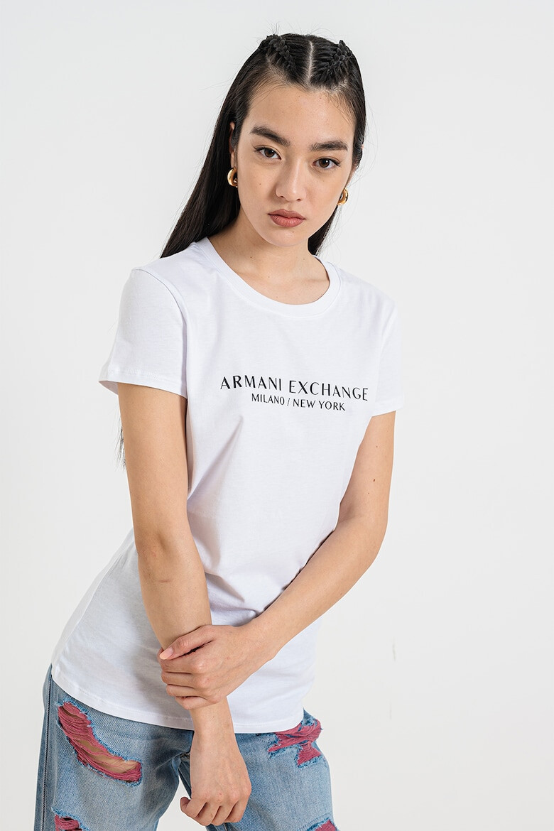 ARMANI EXCHANGE Тениска с лого - Pepit.bg