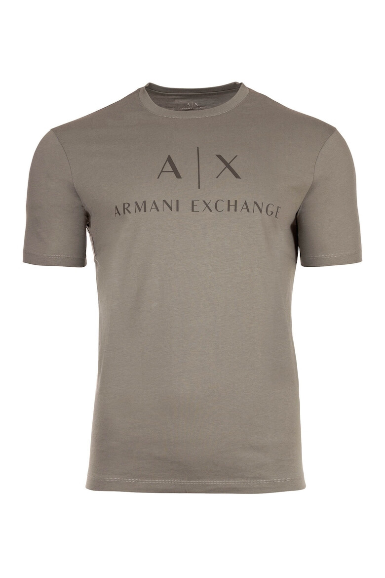 ARMANI EXCHANGE Тениска с лого - Бежов - Pepit.bg
