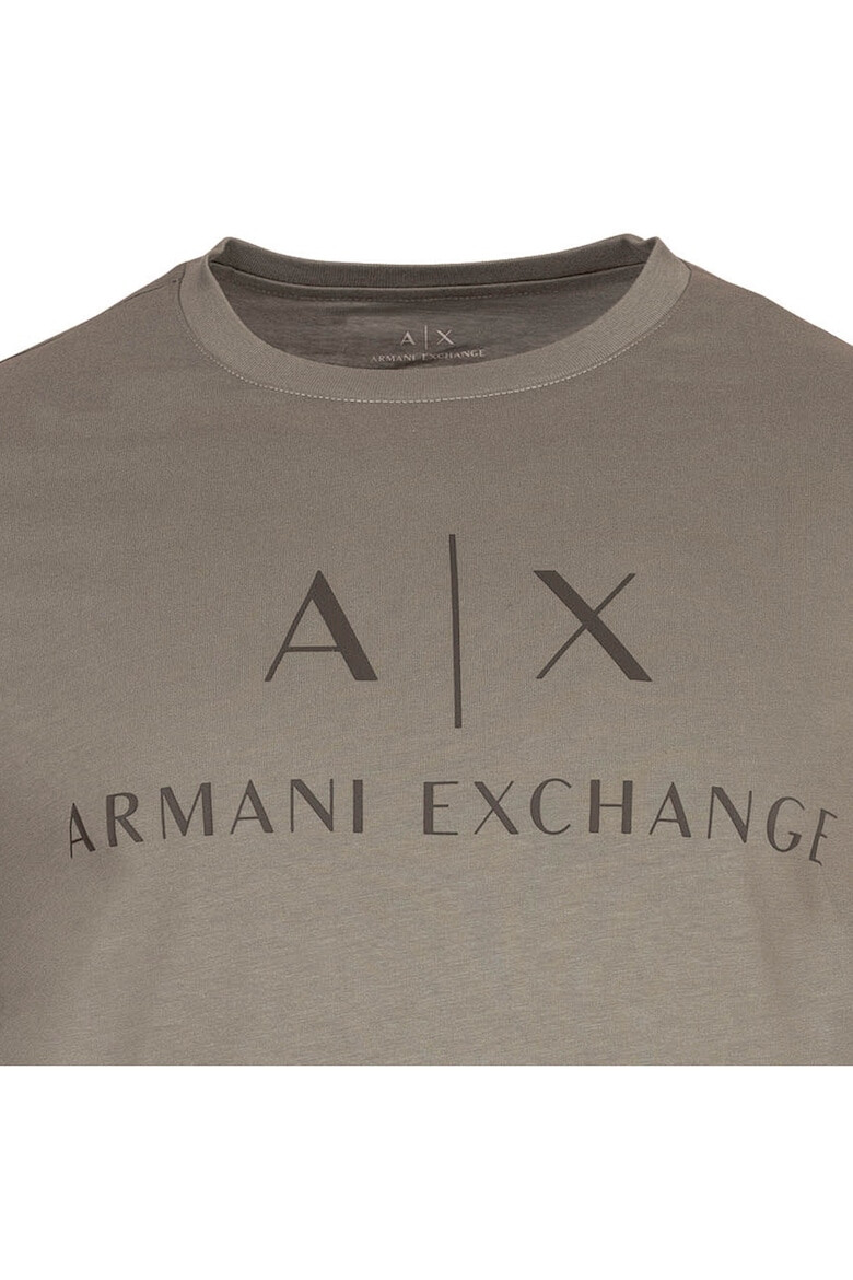 ARMANI EXCHANGE Тениска с лого - Бежов - Pepit.bg
