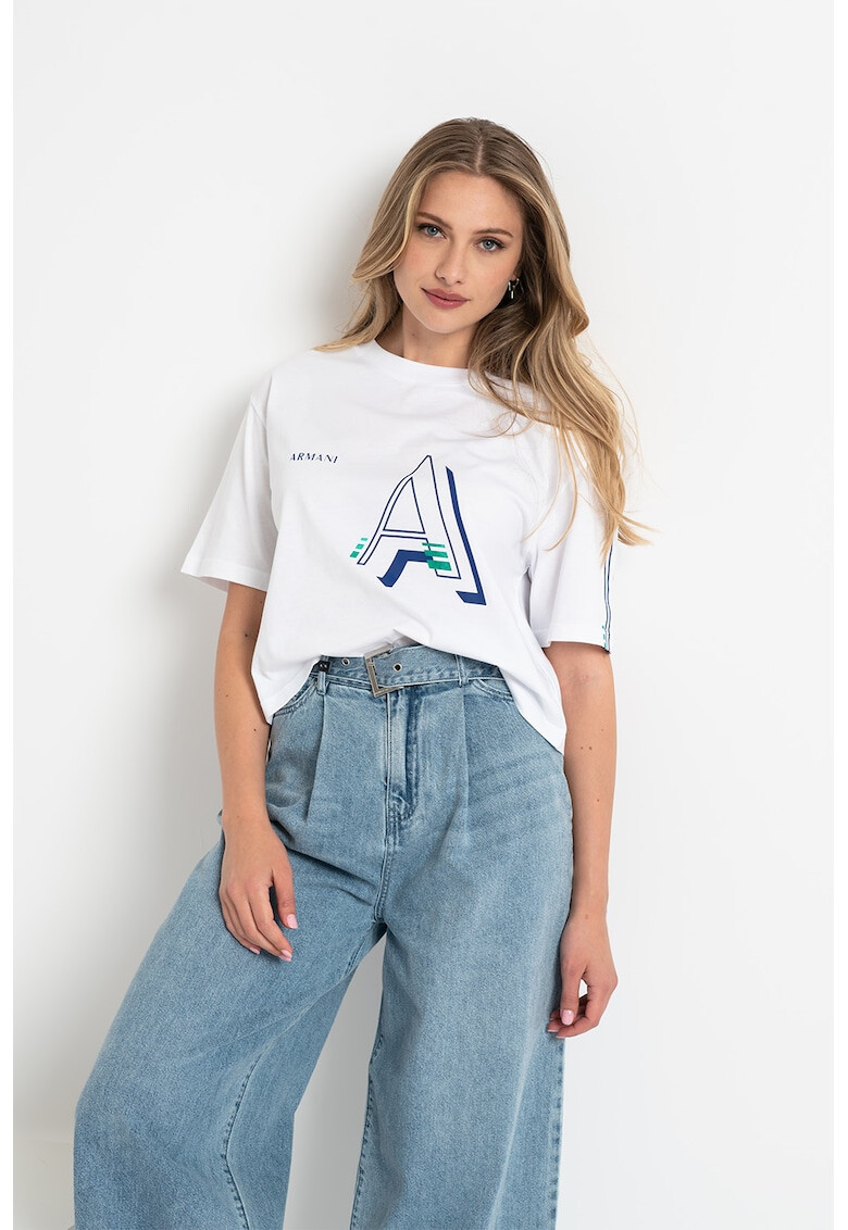 ARMANI EXCHANGE Тениска с лого - Pepit.bg