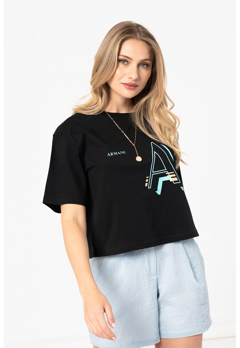 ARMANI EXCHANGE Тениска с лого - Pepit.bg