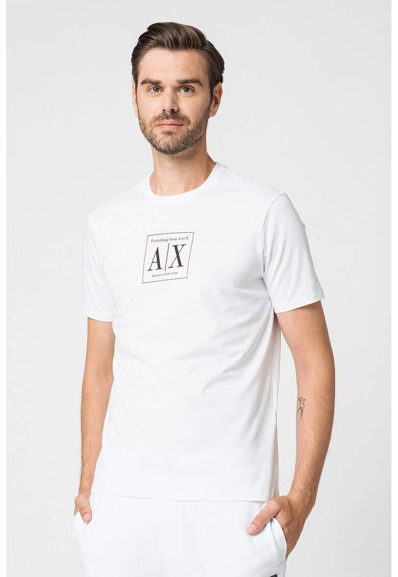 ARMANI EXCHANGE Тениска с лого - Pepit.bg