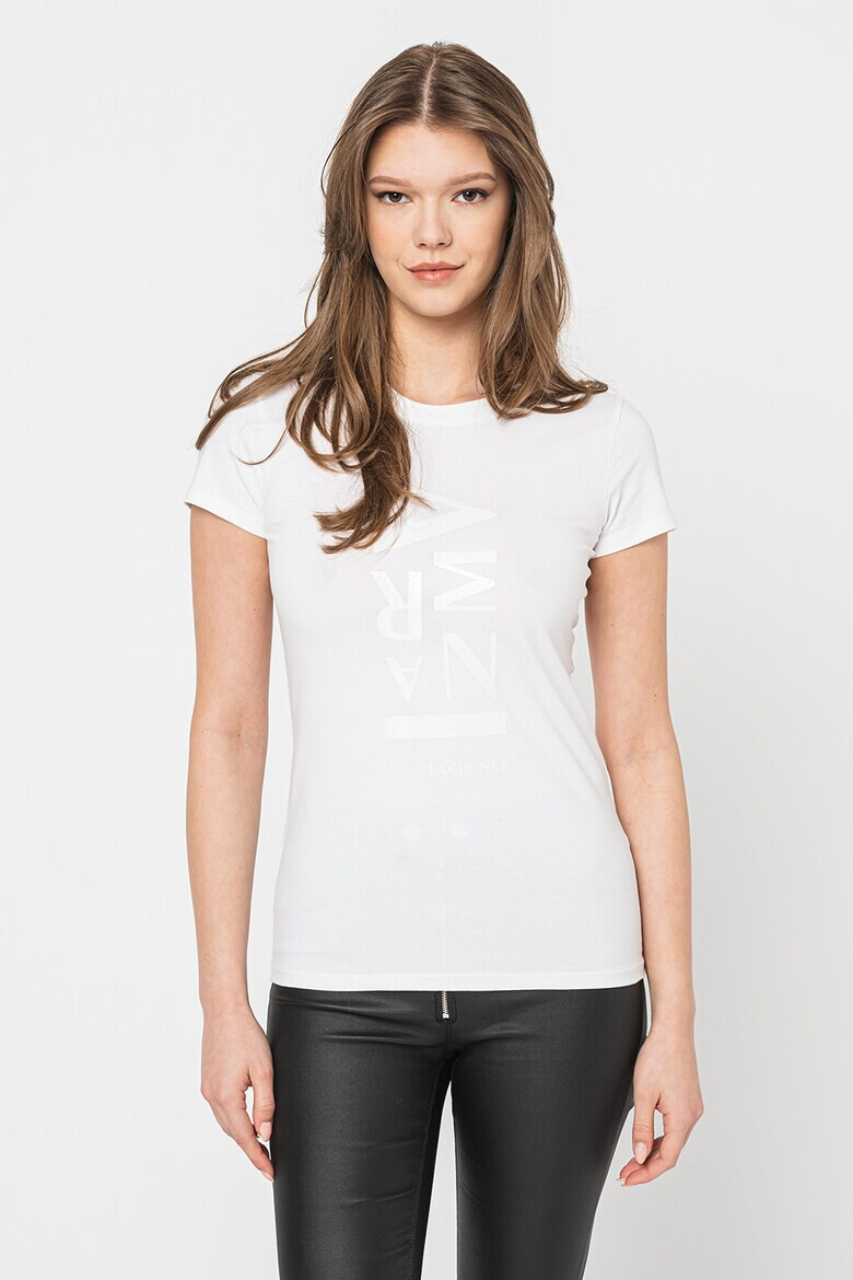 ARMANI EXCHANGE Тениска с лого - Pepit.bg