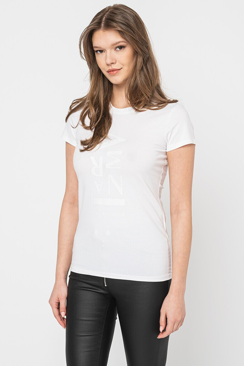 ARMANI EXCHANGE Тениска с лого - Pepit.bg