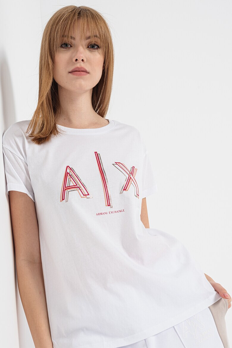 ARMANI EXCHANGE Тениска с лого - Pepit.bg