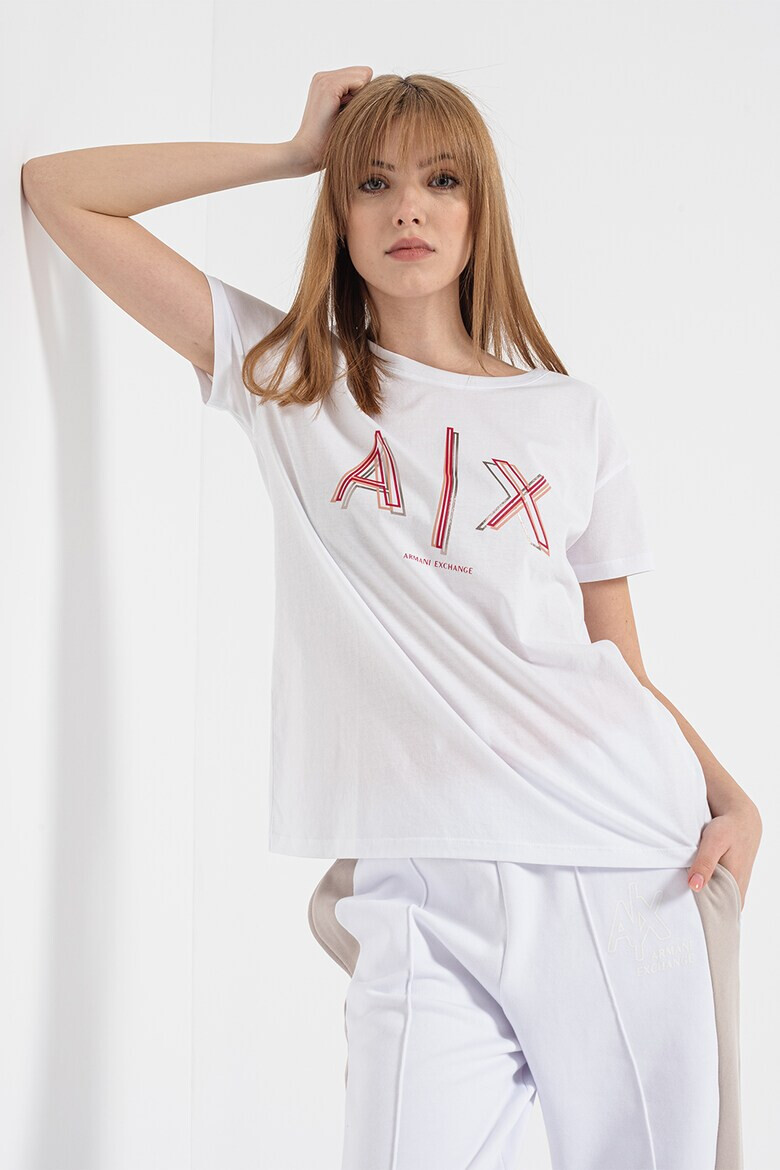 ARMANI EXCHANGE Тениска с лого - Pepit.bg
