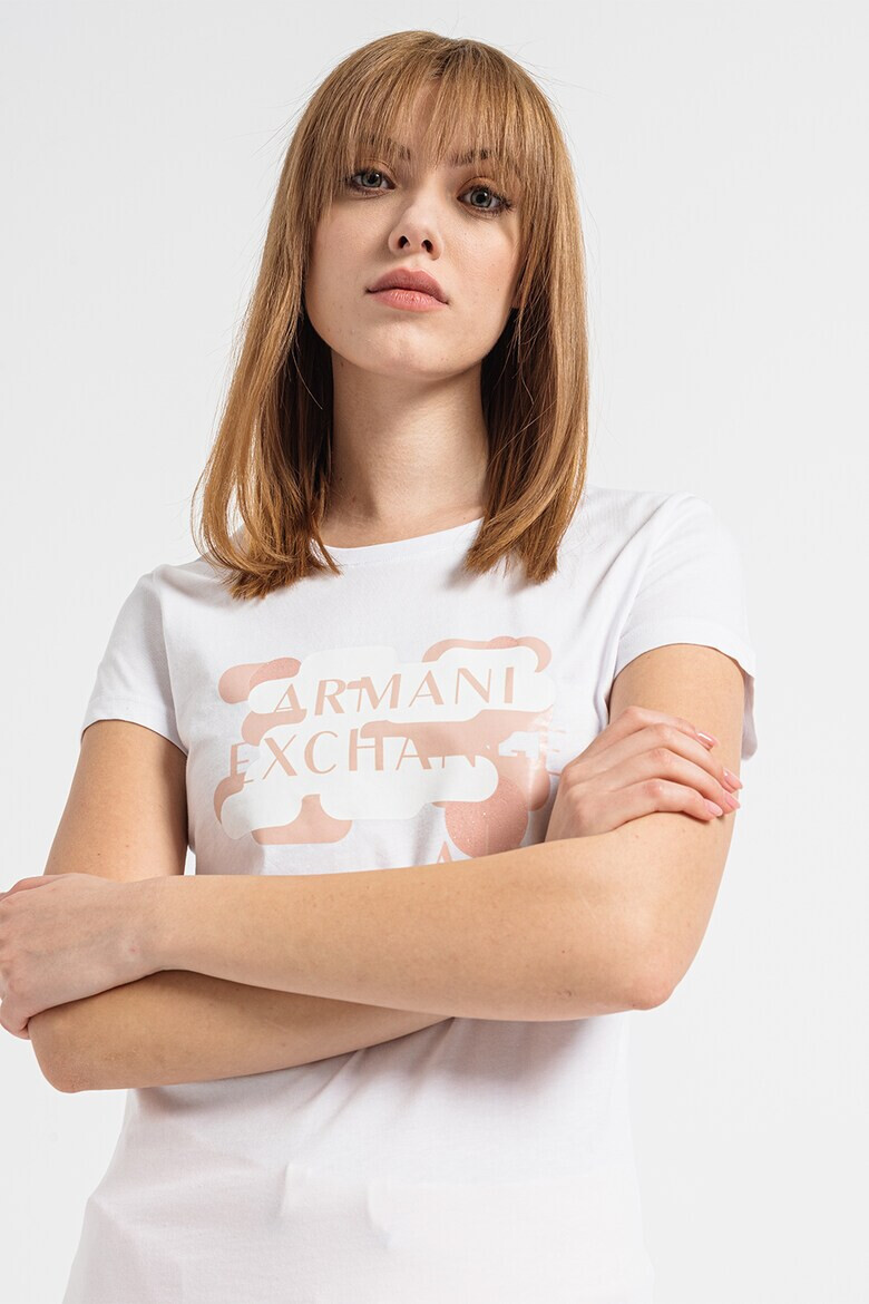 ARMANI EXCHANGE Тениска с лого - Pepit.bg