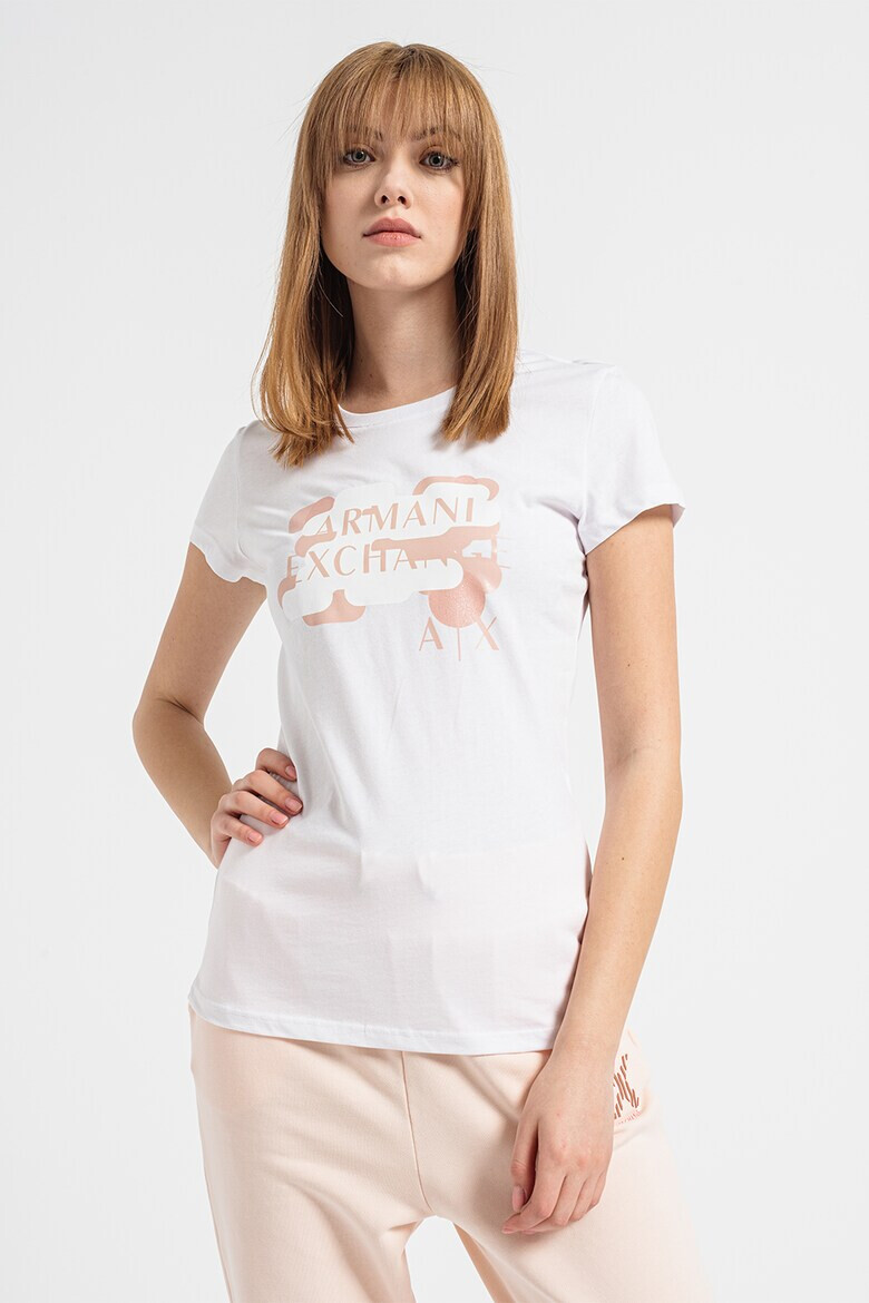 ARMANI EXCHANGE Тениска с лого - Pepit.bg