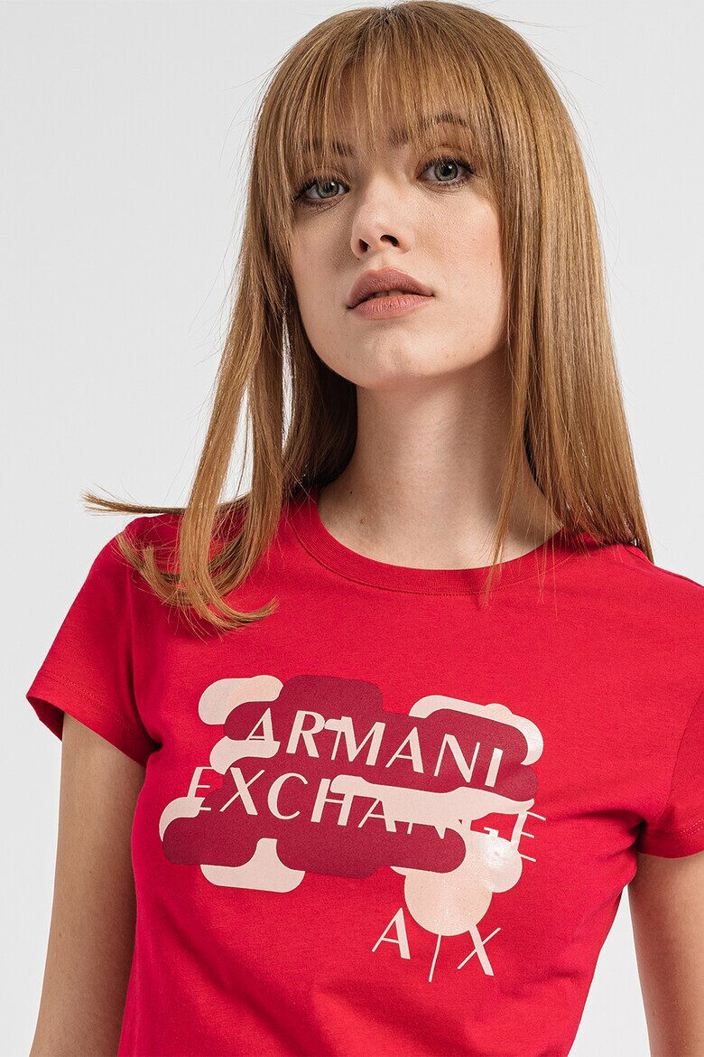 ARMANI EXCHANGE Тениска с лого - Pepit.bg