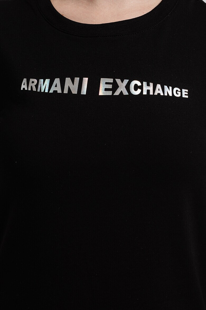 ARMANI EXCHANGE Тениска с лого на гърдите - Pepit.bg