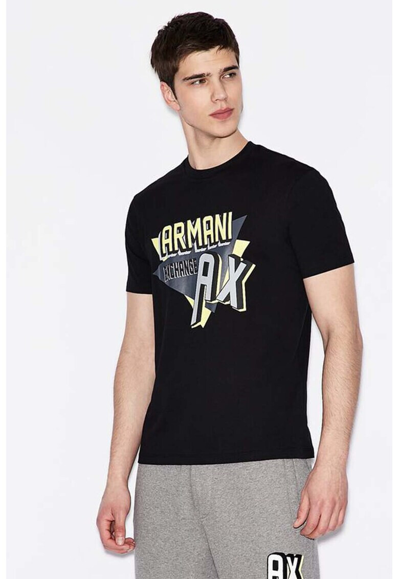 ARMANI EXCHANGE Тениска с лого - Pepit.bg