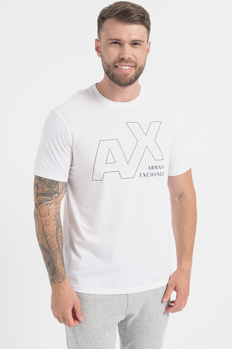 ARMANI EXCHANGE Тениска с лого - Pepit.bg