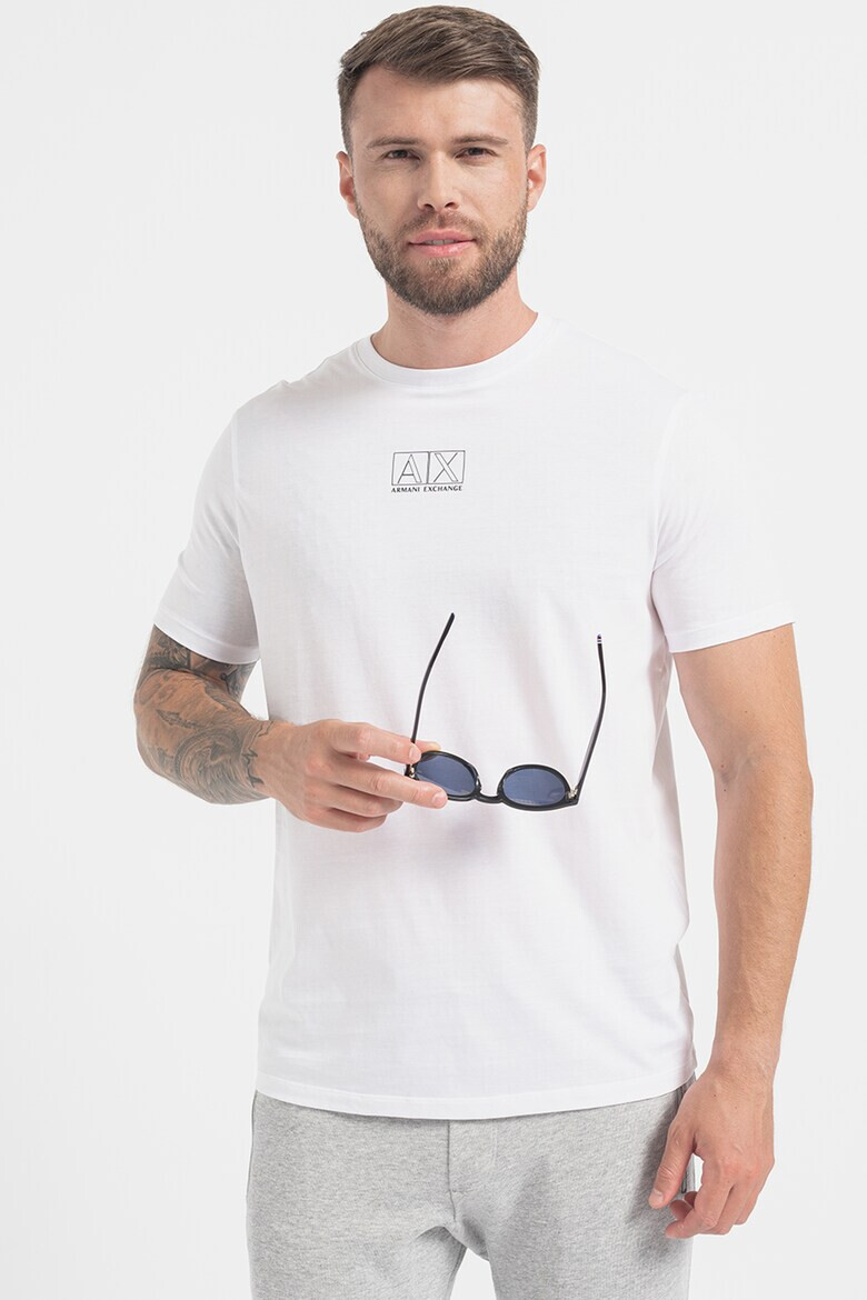 ARMANI EXCHANGE Тениска с лого - Pepit.bg