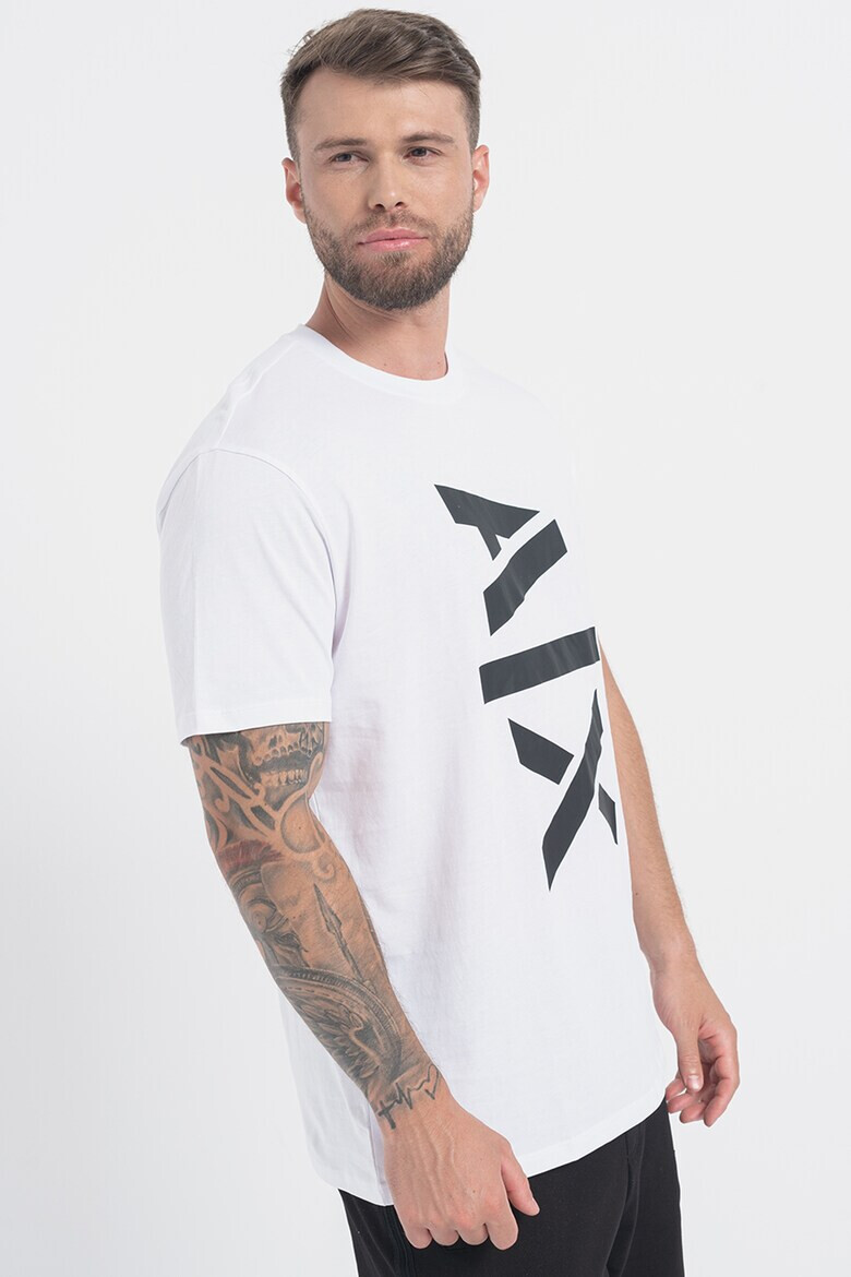ARMANI EXCHANGE Памучна тениска с лого - Pepit.bg