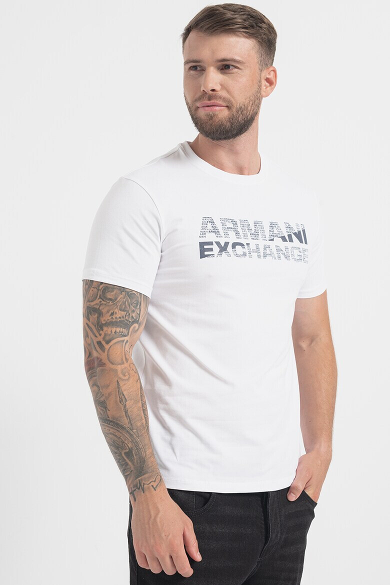 ARMANI EXCHANGE Тениска с лого - Pepit.bg