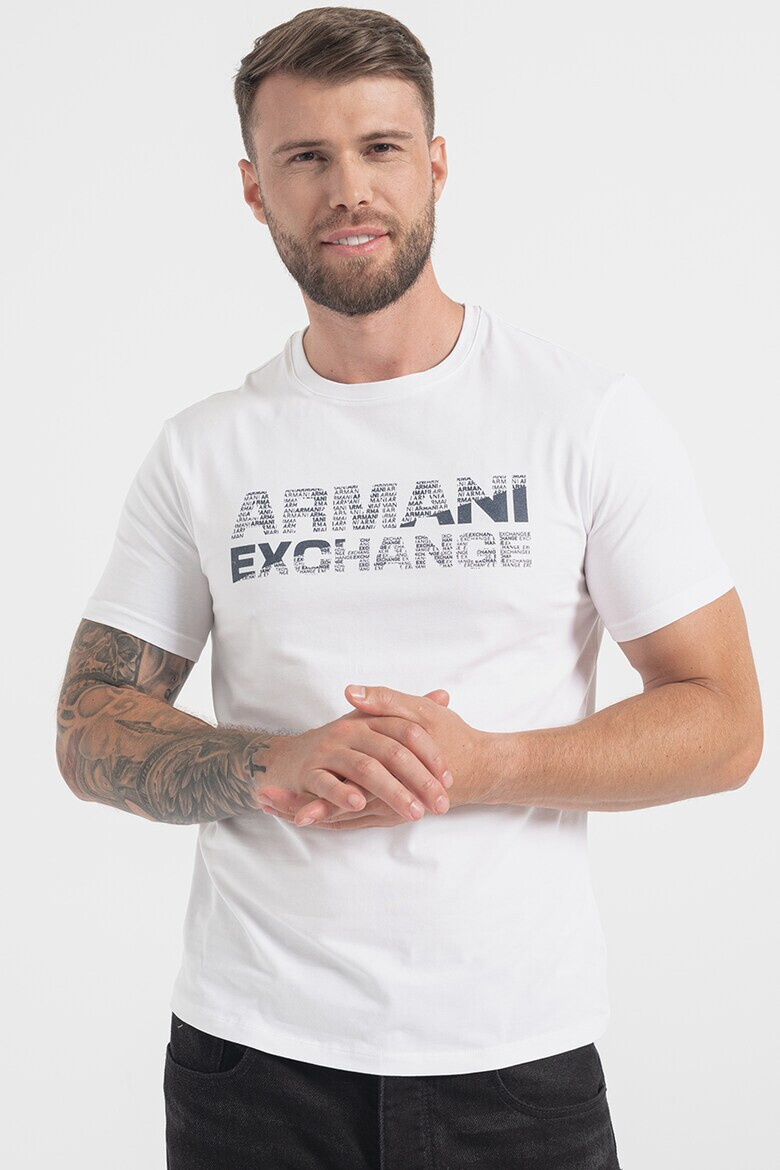 ARMANI EXCHANGE Тениска с лого - Pepit.bg