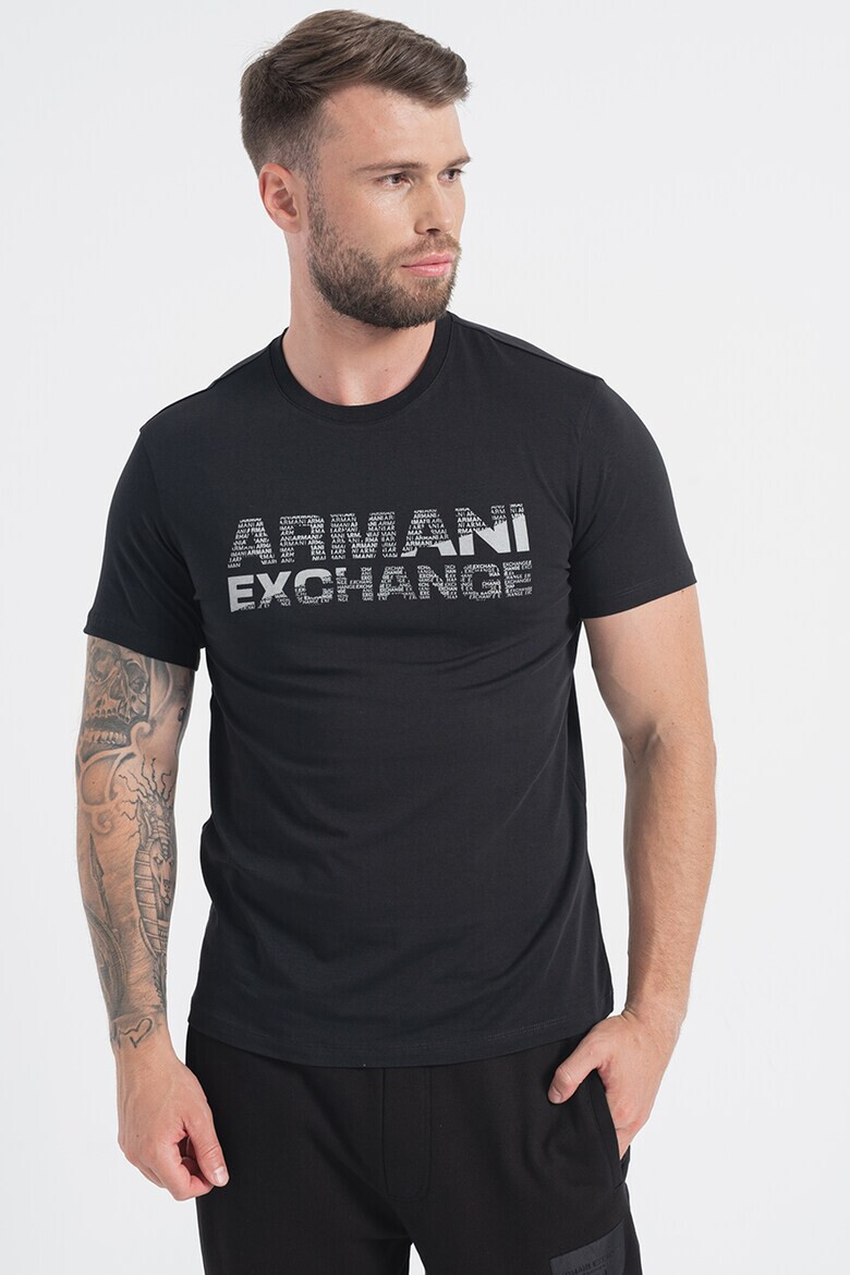 ARMANI EXCHANGE Тениска с лого - Pepit.bg