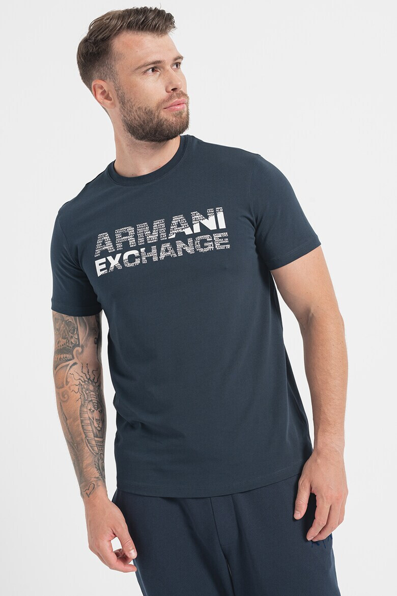 ARMANI EXCHANGE Тениска с лого - Pepit.bg