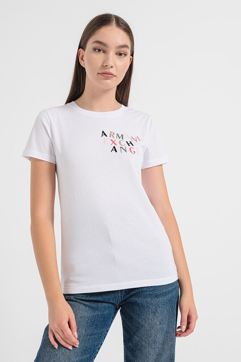ARMANI EXCHANGE Тениска с лого - Pepit.bg