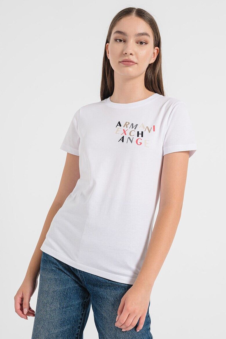 ARMANI EXCHANGE Тениска с лого - Pepit.bg