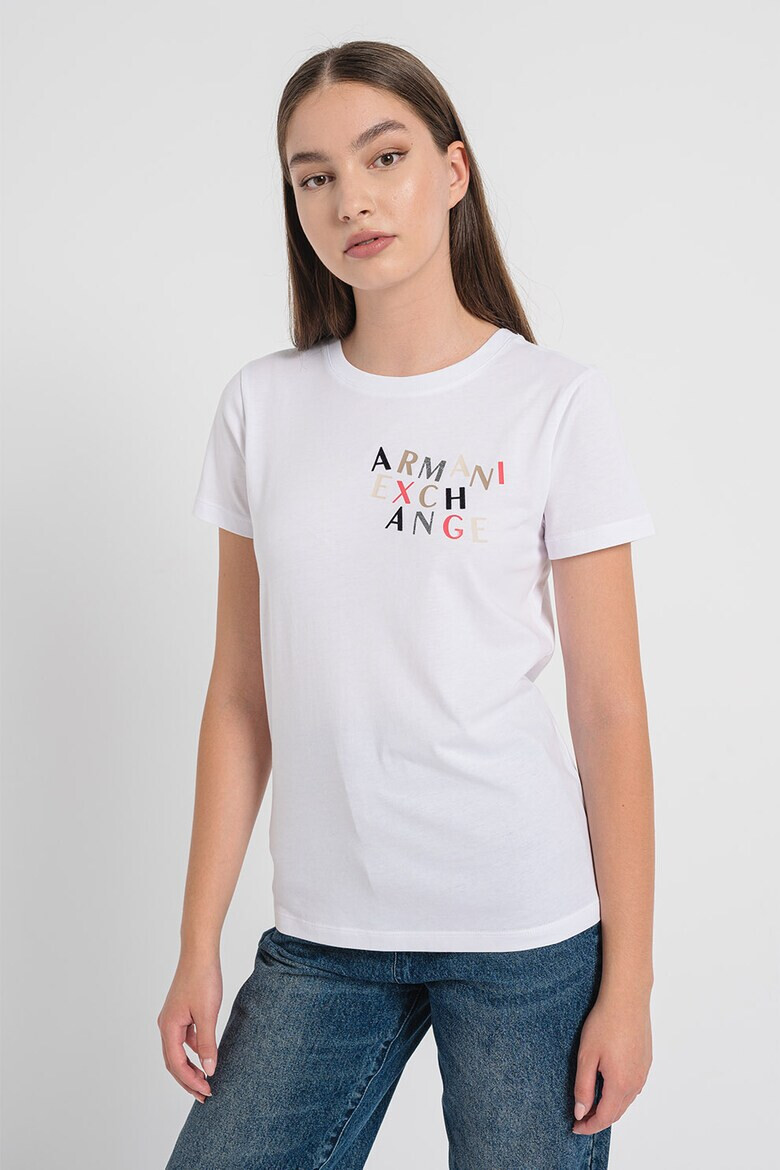 ARMANI EXCHANGE Тениска с лого - Pepit.bg