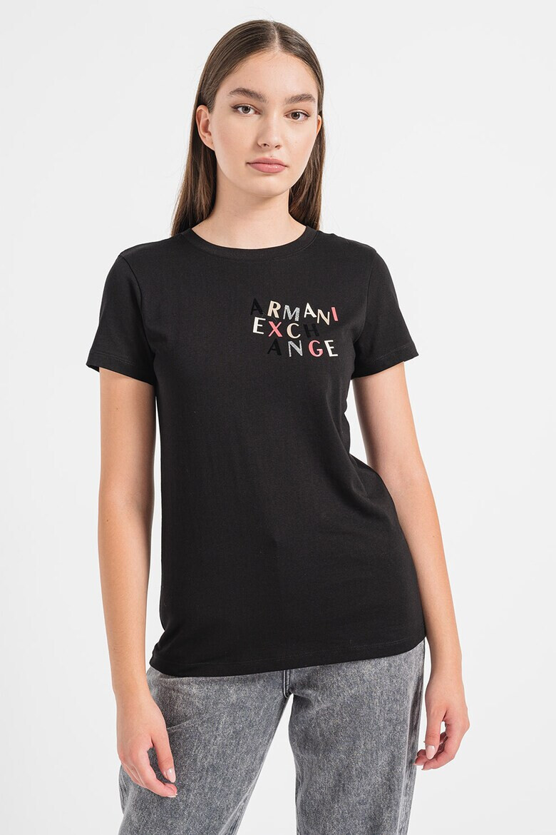 ARMANI EXCHANGE Тениска с лого - Pepit.bg