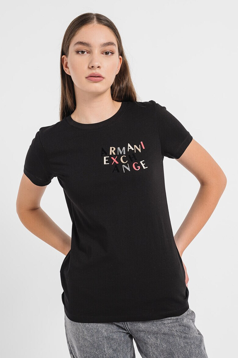 ARMANI EXCHANGE Тениска с лого - Pepit.bg