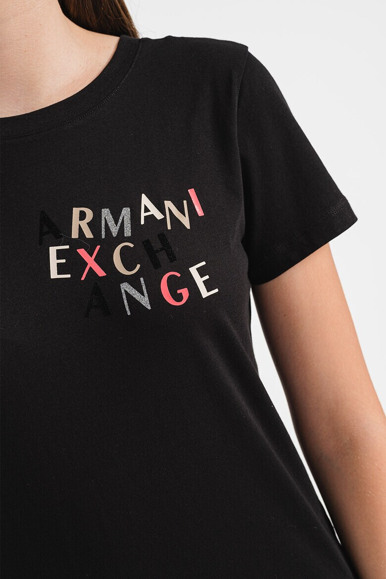 ARMANI EXCHANGE Тениска с лого - Pepit.bg