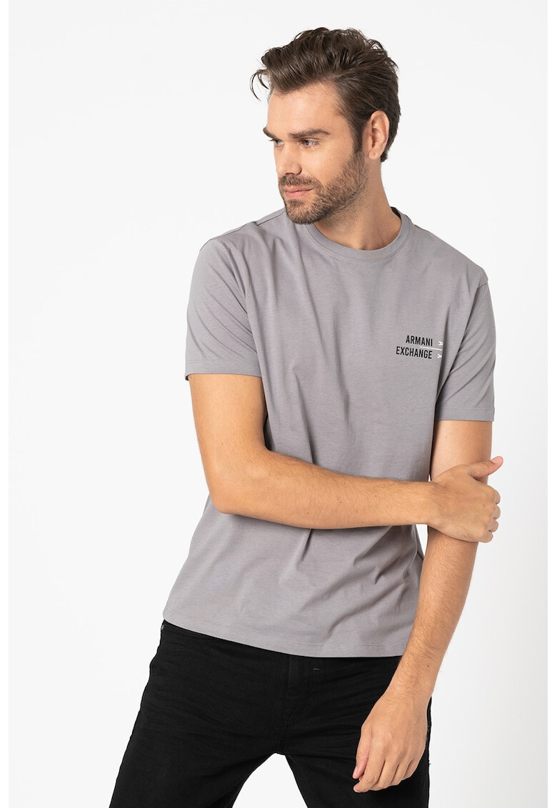 ARMANI EXCHANGE Тениска с лого на гърдите - Pepit.bg