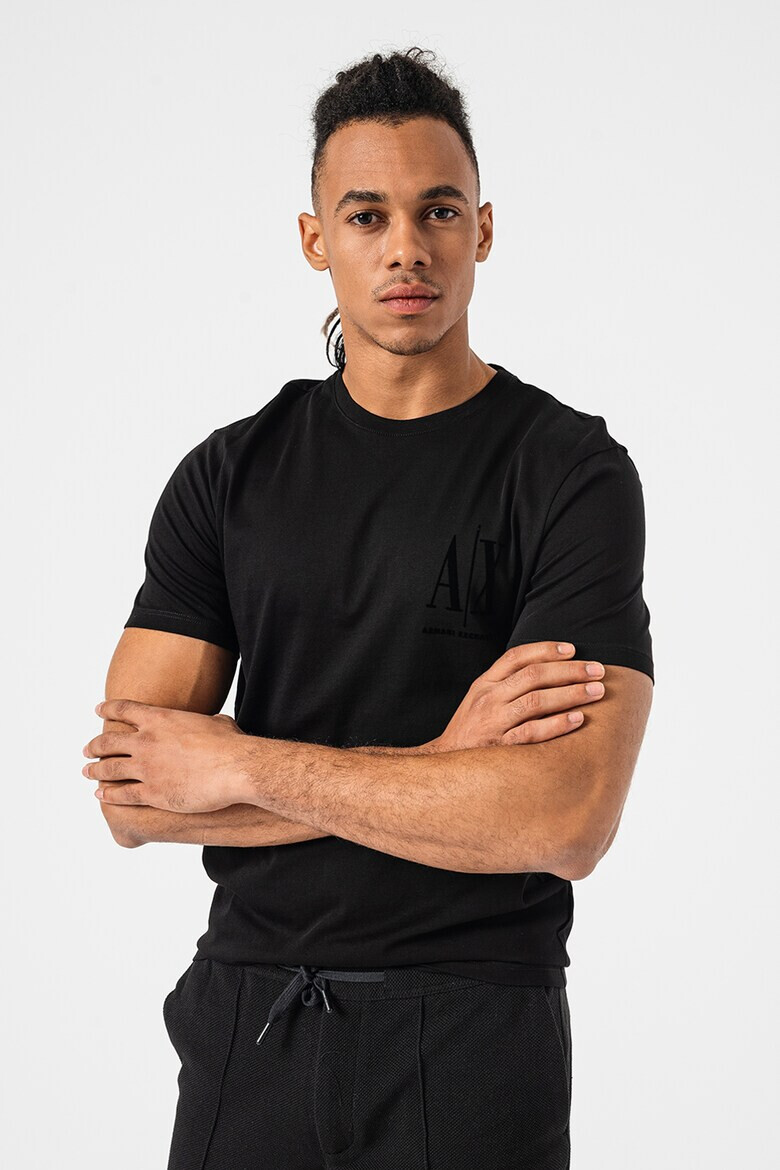 ARMANI EXCHANGE Тениска с лого на гърдите - Pepit.bg