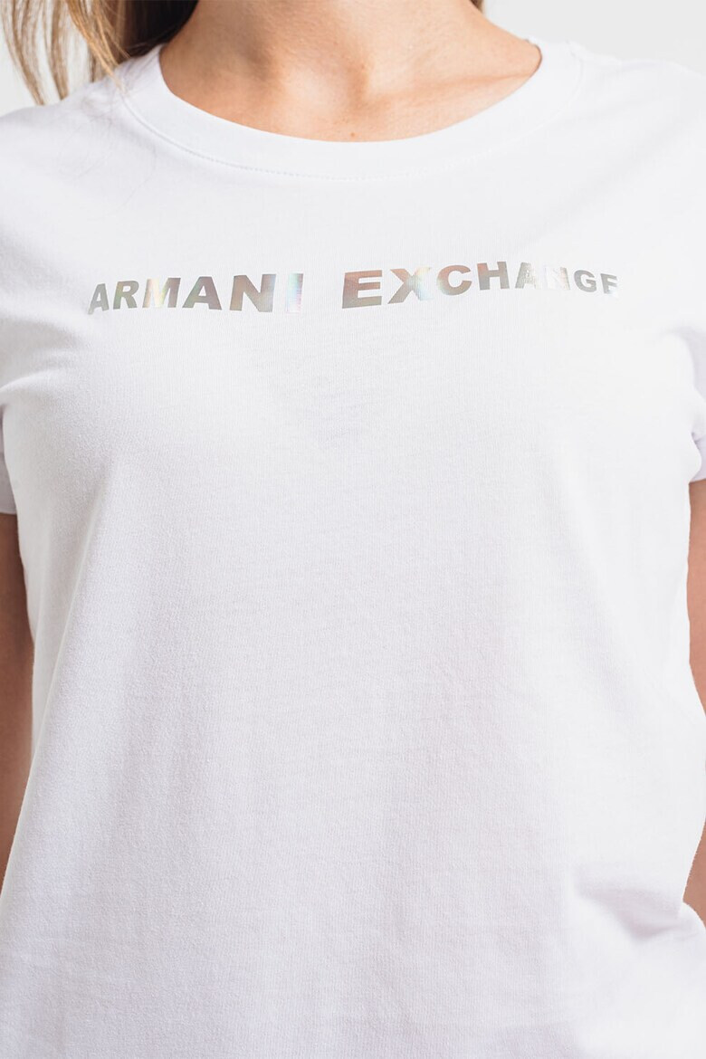 ARMANI EXCHANGE Тениска с лого на гърдите - Pepit.bg