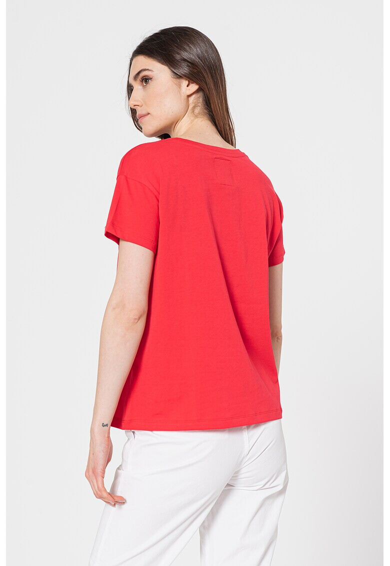 ARMANI EXCHANGE Тениска с лого от капси - Pepit.bg