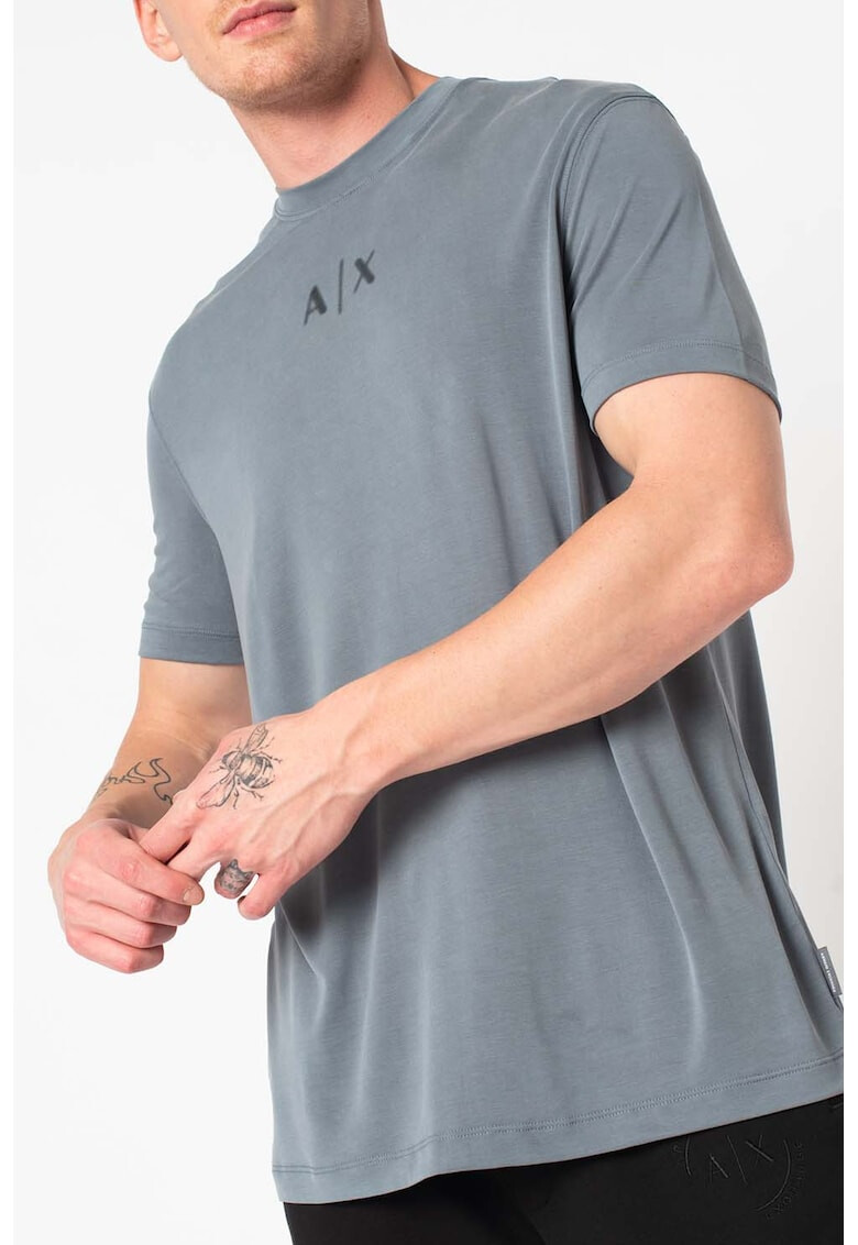 ARMANI EXCHANGE Тениска с модал с малко лого - Pepit.bg